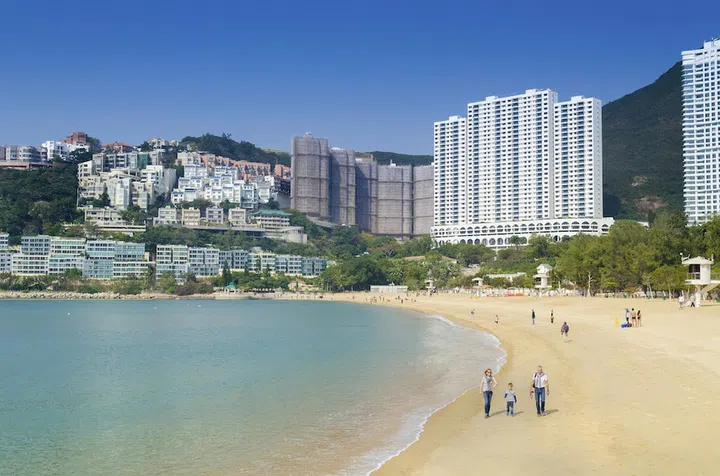 The beach of Repulse Bay, Hong Kong