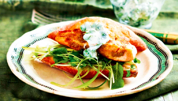 salmon burger recipe