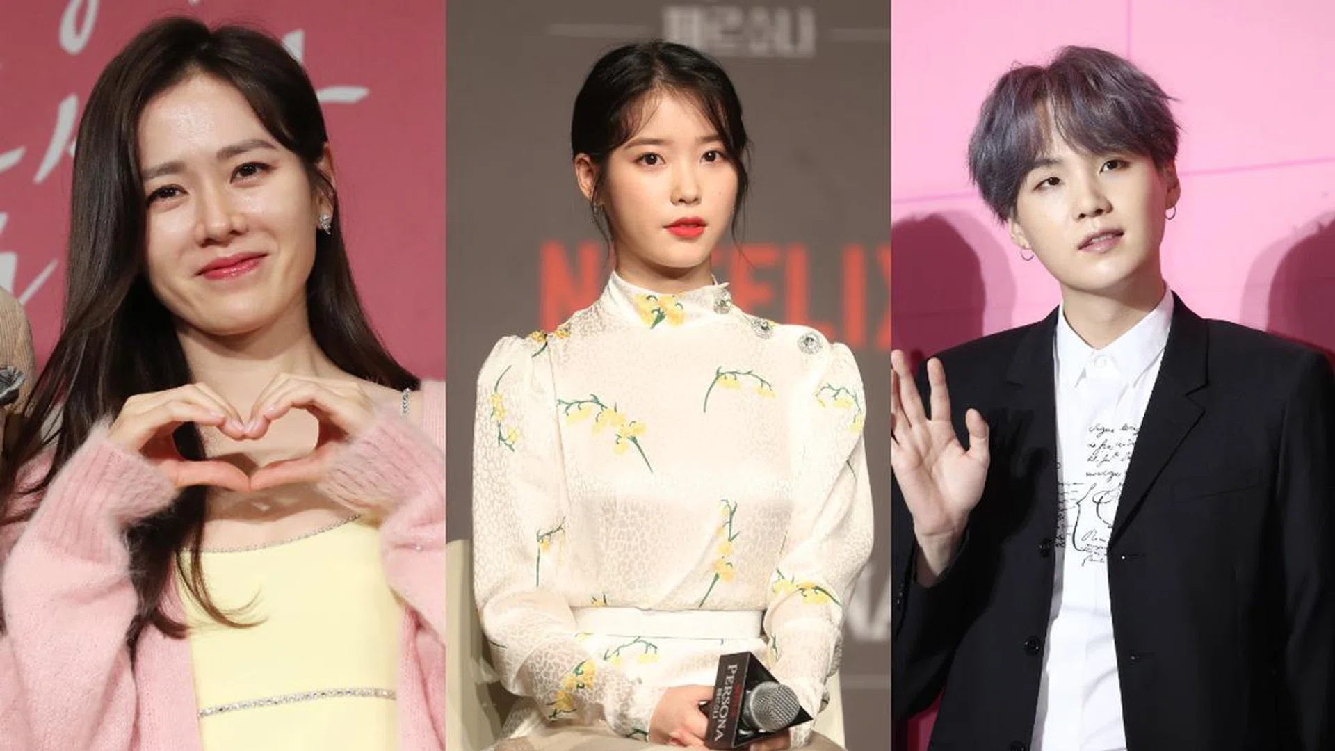 asian celebrities donating covid-19 relief efforts IU son yejin bts suga