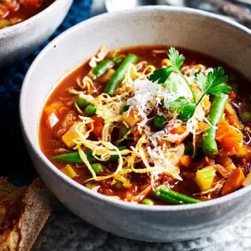 recipe for Slow cooker vegetable minestrone