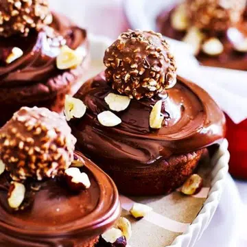 Nutella Choc-Nut cupcakes