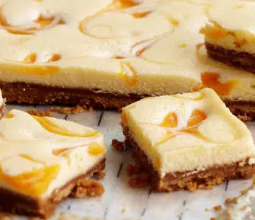 Apricot Cheesecake Slice