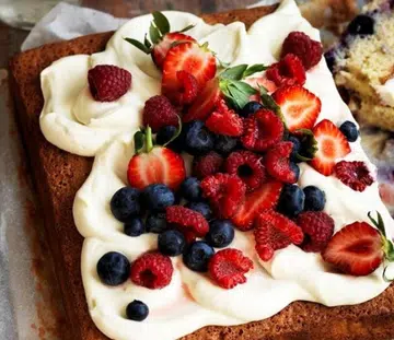 Berry & Coconut Tres Leches Cake