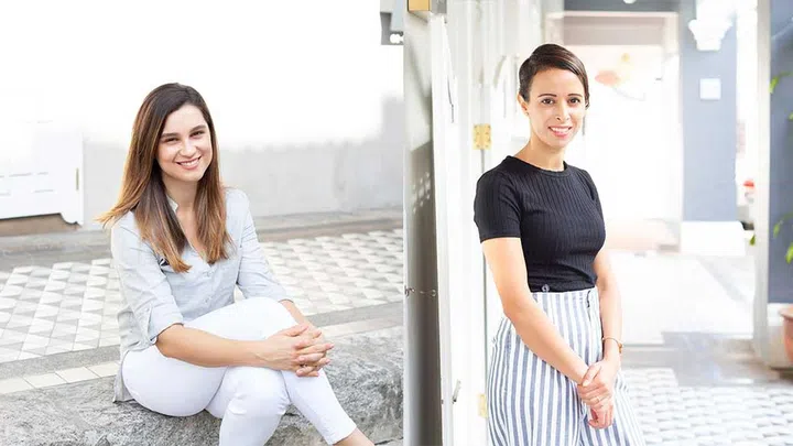 Anake's founders from left: Anna Melman and Liron Shalev