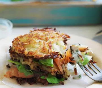 Smoked Salmon Rosti Stacks