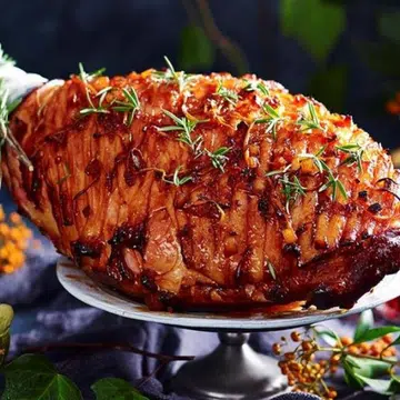 Ginger Marmalade Glazed Ham
