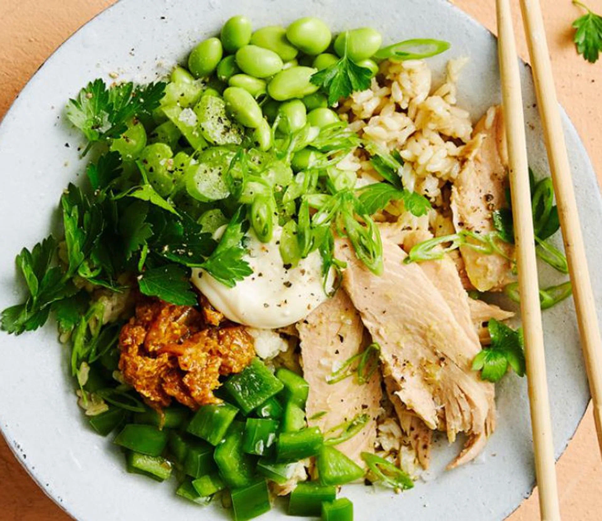 Tuna & Edamame Rice Bowl
