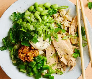 Tuna & Edamame Rice Bowl
