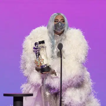 Lady Gaga's acceptance speech during the 2020 MTV Video Music Awards released to the media on August 31, 2020. (Photo Courtesy of MTV via Sipa USA) **MANDATORY CREDIT***EDITORIAL USE ONLY**