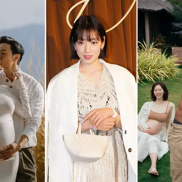 celebrities having babies 2026, lennard yeong, park shin-hye, Amotti