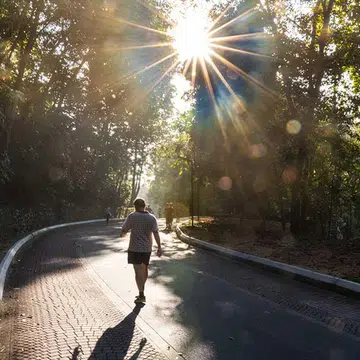 One technique that further increases the benefits involves walking really slowly for a few minutes, taking time to concentrate on lifting your foot with each step.