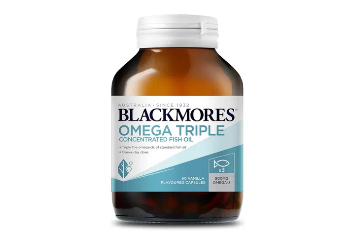 Blackmores Omega Triple Concentrated Fish Oil, 60 Capsules