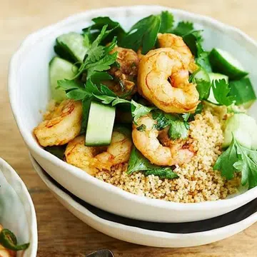 Fried Prawns With Preserved Lemon &amp; Green Chillies