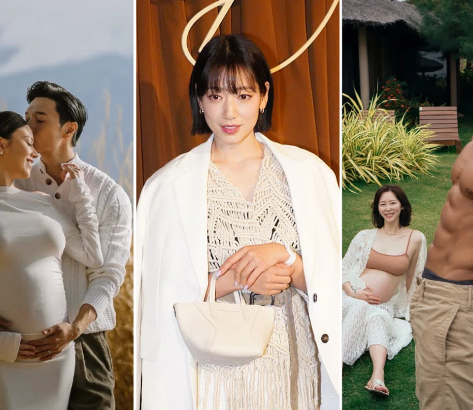 celebrities having babies 2026, lennard yeong, park shin-hye, Amotti