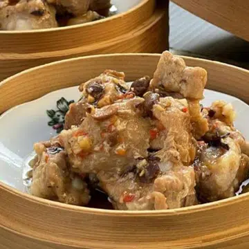 Steamed Pork Ribs In Black Bean Sauce