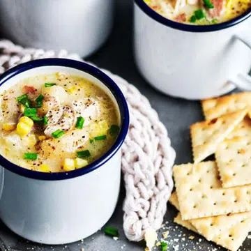 recipe for Slow Cooker Chicken and Corn Chowder