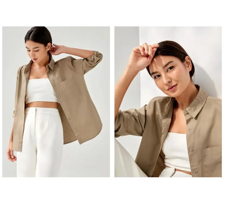 Mayven Classic Button Down Shirt ($43) from Love Bonito