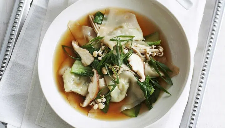 Vegetable Dumplings In Broth
