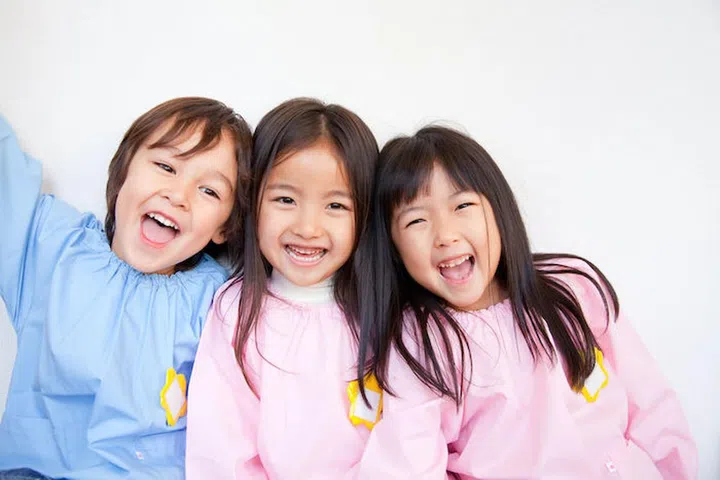 42471026 - kindergarten three smile