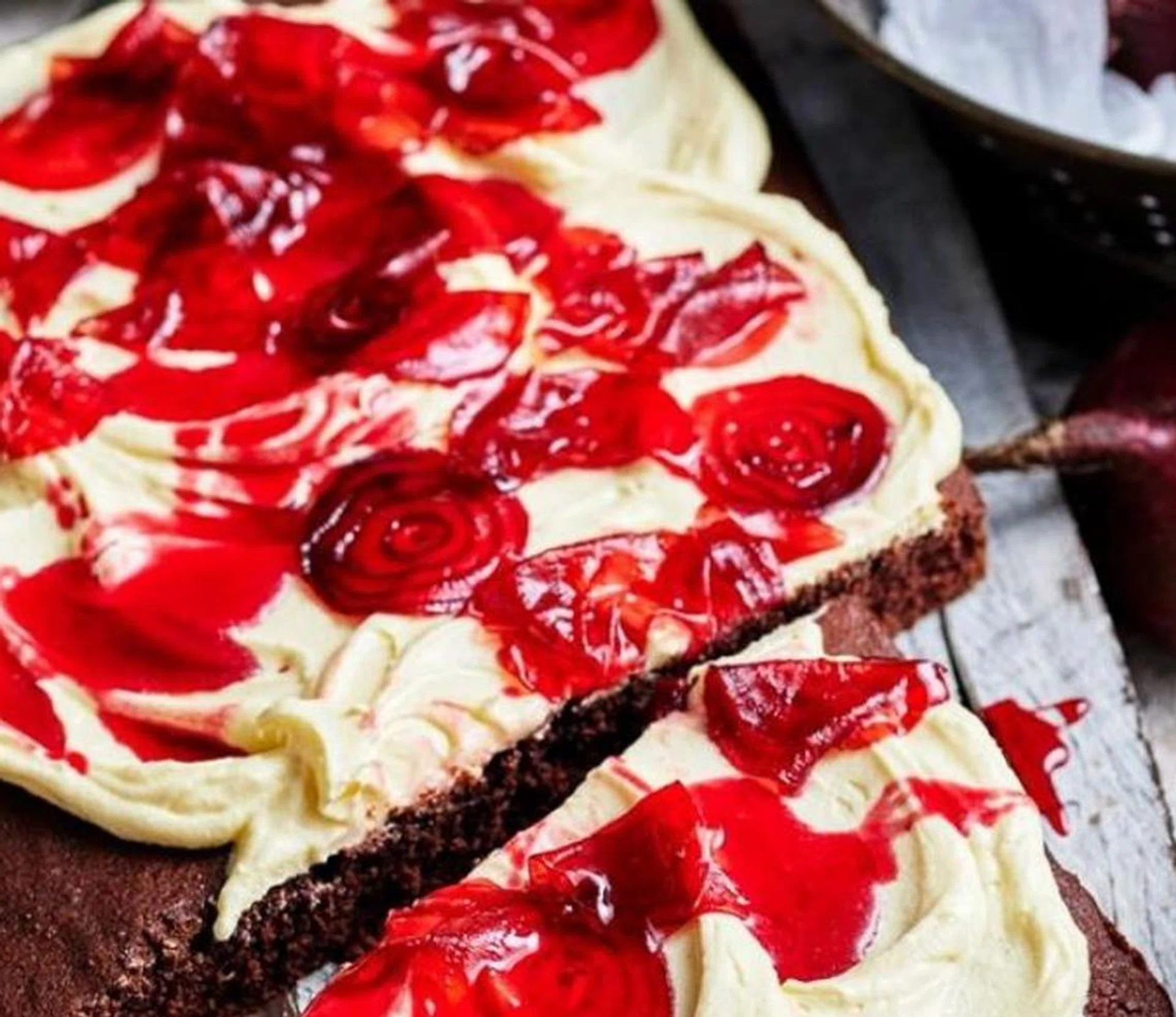 Choc-Beetroot Red Devil Sheet Cake