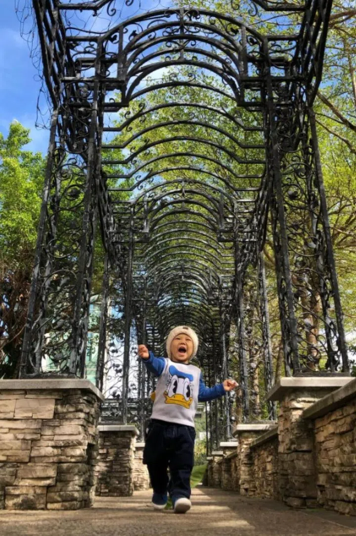 ST chief photojournalist Kevin Lim took this photo of his older son Kiran, then three years old, from a low angle for a more dynamic view. PHOTO: KEVIN LIM