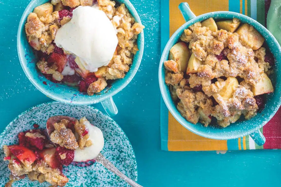 Apple and Raspberry Crumble - The Singapore Women's Weekly | The ...