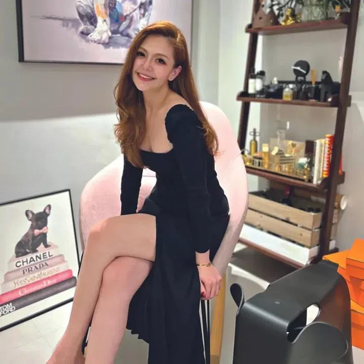 A monotone palette preferably in black is Joy’s go-to fashion choice.