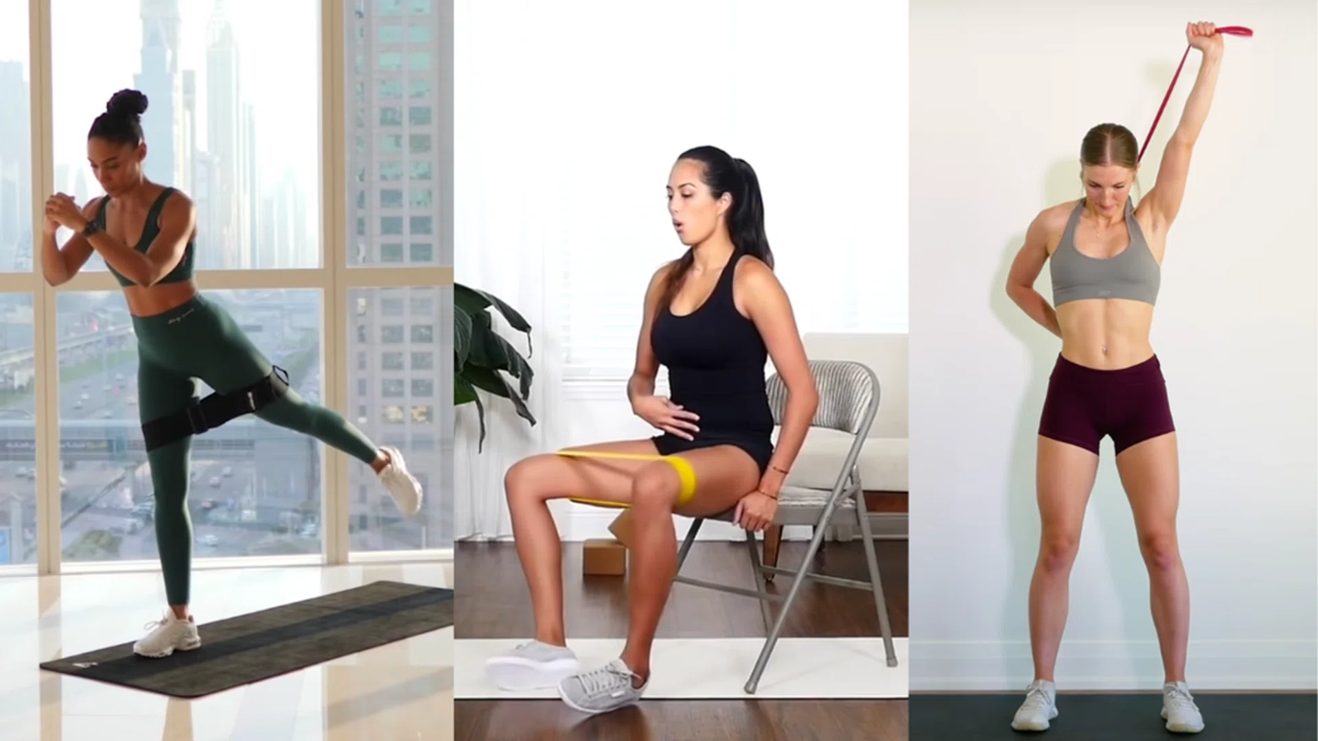 Resistance Band Workout Hotel Room Travel Friendly Workout