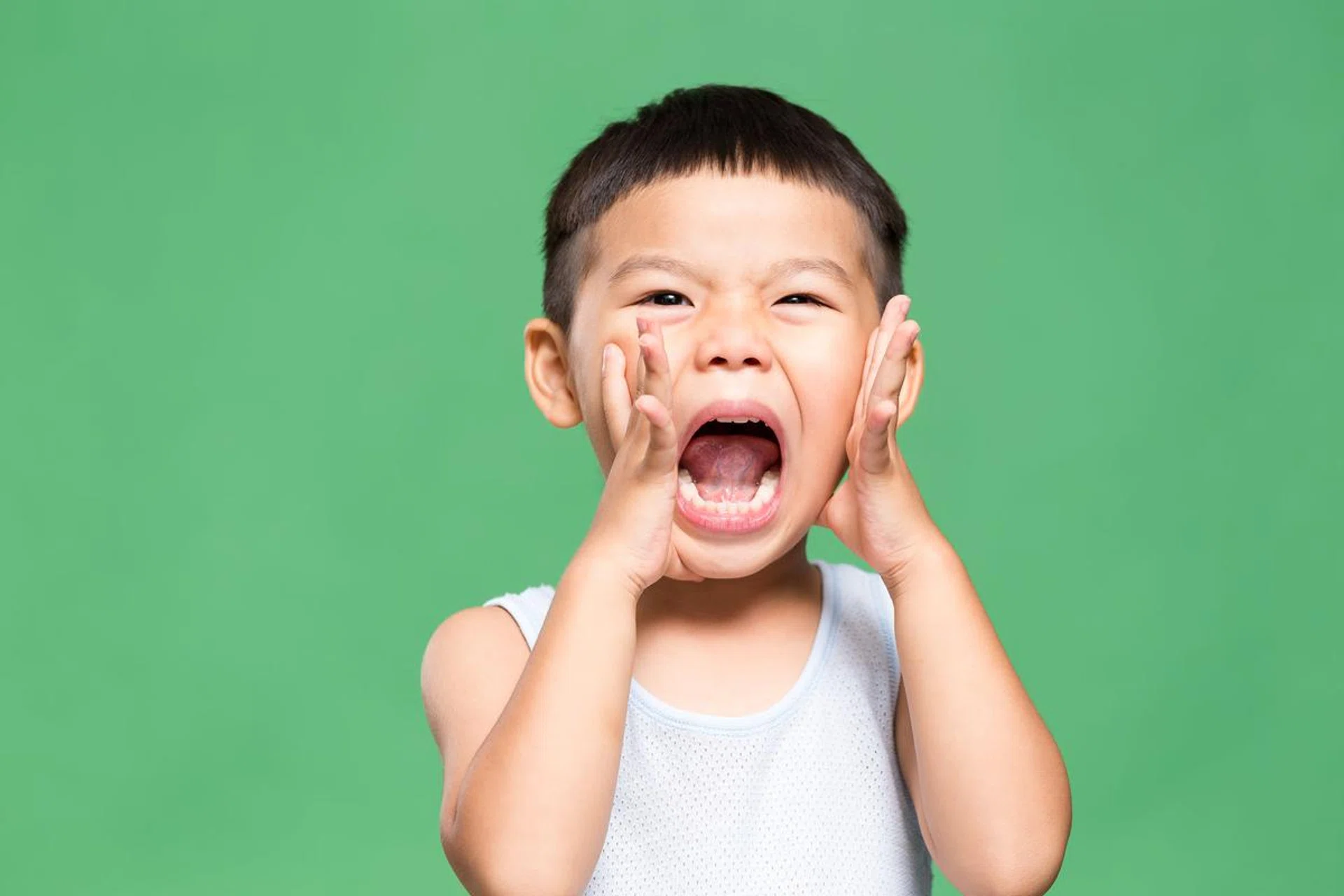 67449723 - little boy scream