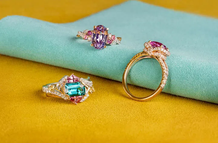 Madly Gems is known for pieces with bold colours and innovative shapes.