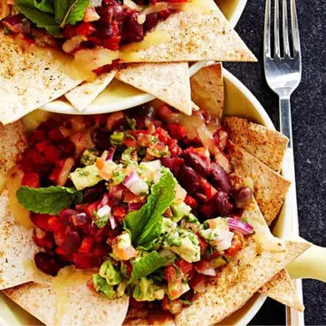 Vegetarian Nacho Bowls