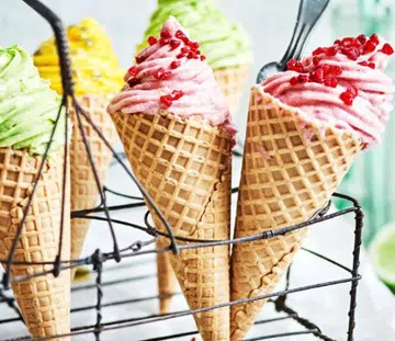 Fruity Vegan Soft Serves