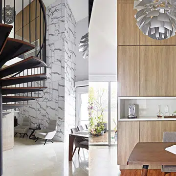 Minimalist penthouse