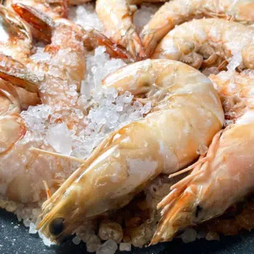 Salt-Baked Prawns