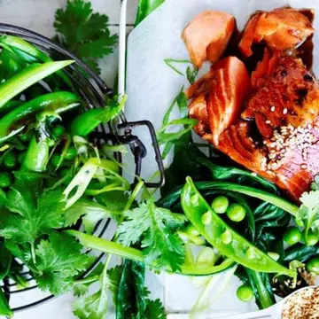 Soy Glazed Ocean Trout With Greens