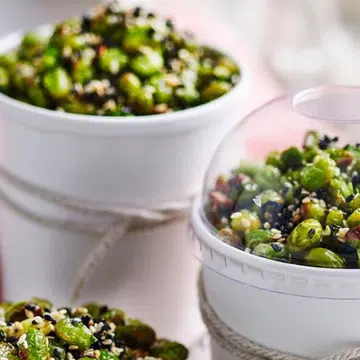 Roasted Sesame Edamame Beans