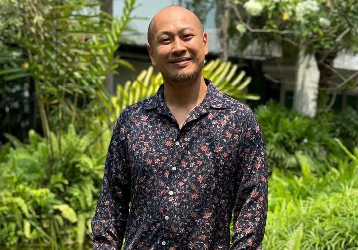 Mr Chris Lim, who has two sons with autism, started volunteering at CaringSG, a non-profit organisation that supports caregivers of persons with special needs, in 2020. Photo: Courtesy of Chris Lim