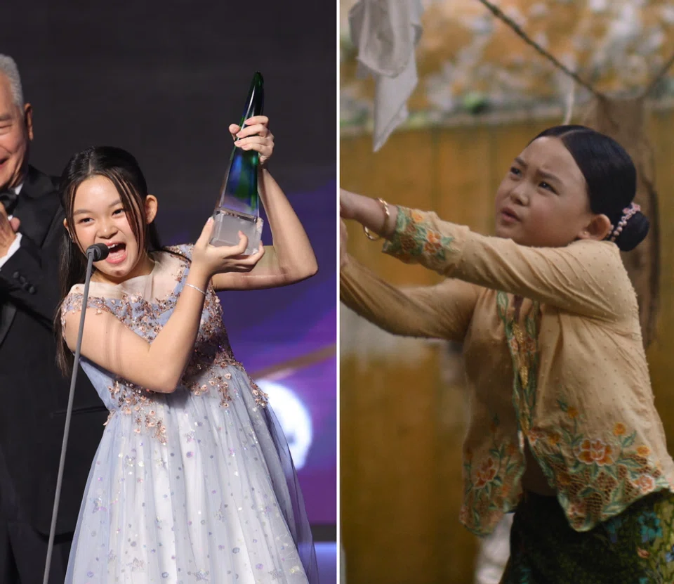 ivory chia wins young talent award at star awards 2026 for her role in Emerald Hill