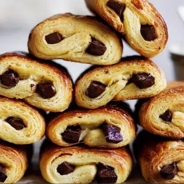 Brown Butter Chocolate Croissants