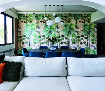 Bold Bukit Timah Penthouse With Tropical Interior Design