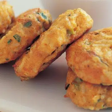 Tofu Cakes With Sweet Chilli Dipping Sauce