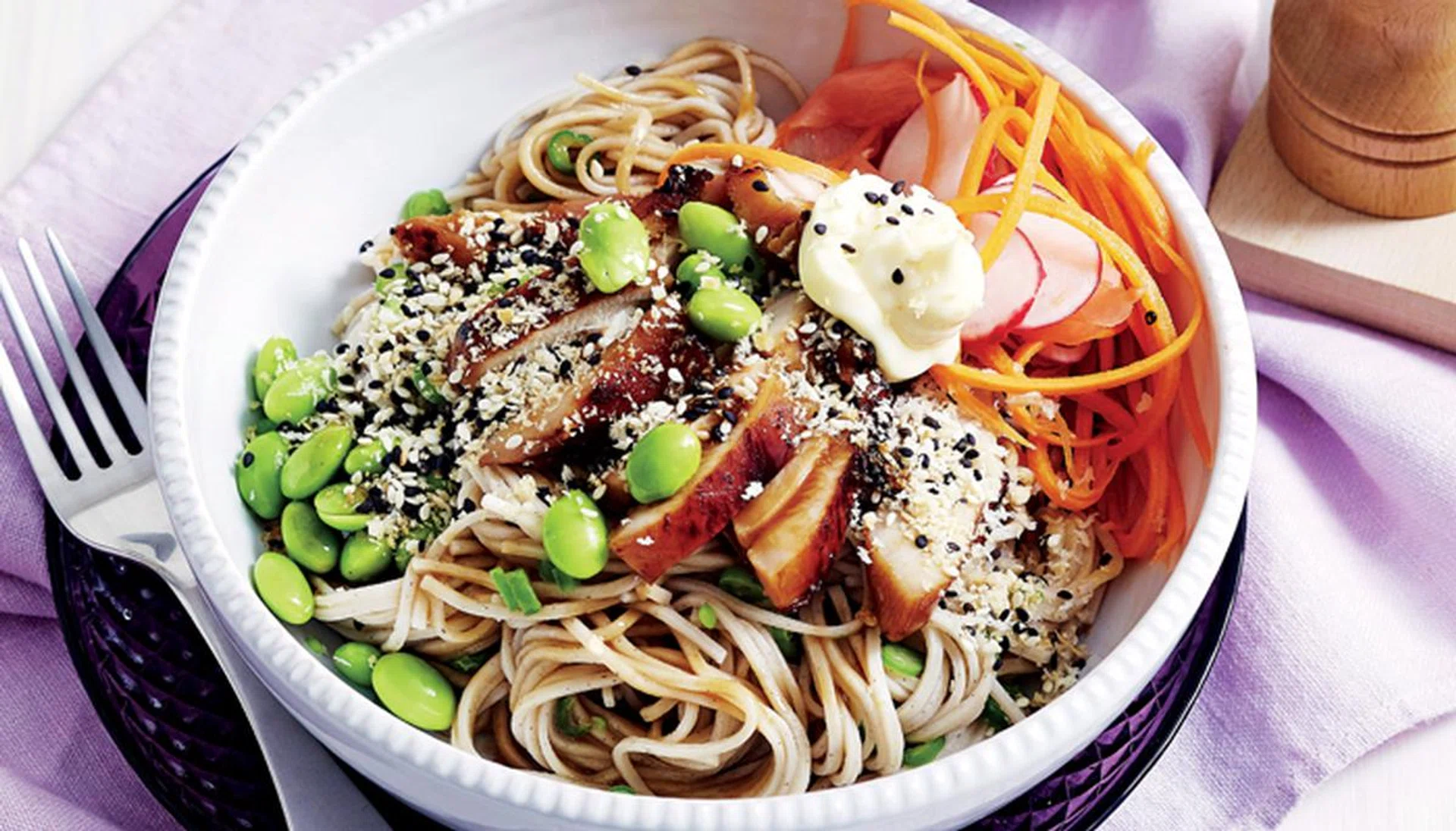 One-Bowl Wonders - Chicken Teriyaki Noodle Bowls