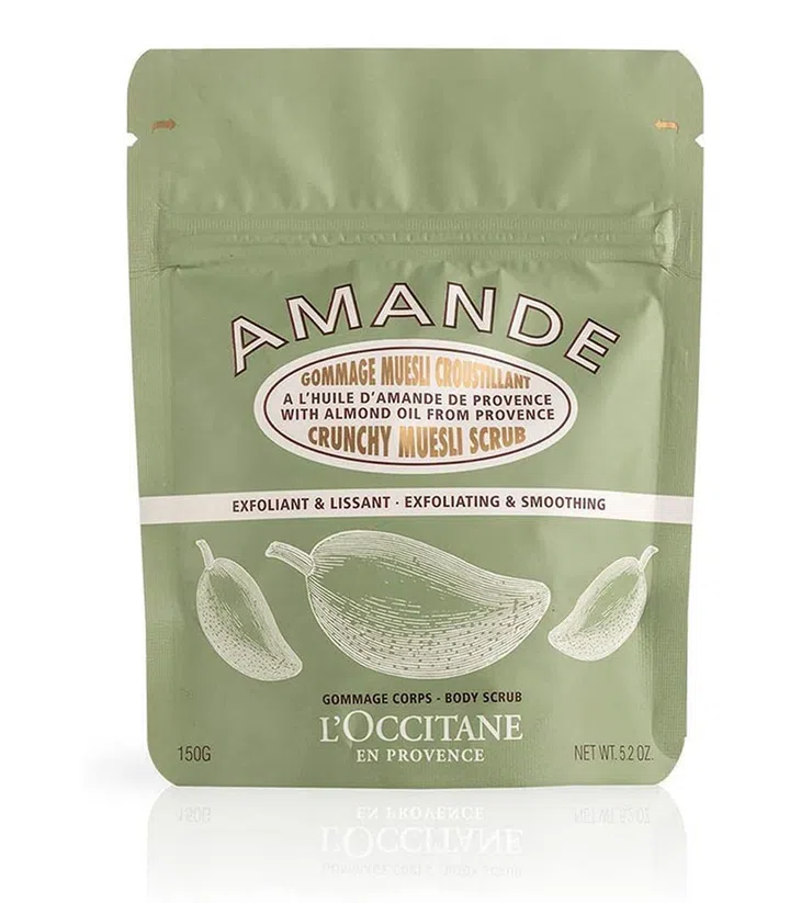 L'Occitane Almond Crunchy Muesli Scrub ($52.76)