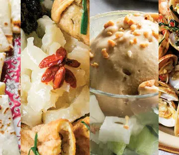 CNY Reunion Recipes with Lucky Ingredients like black moss, duck, fish and peanuts