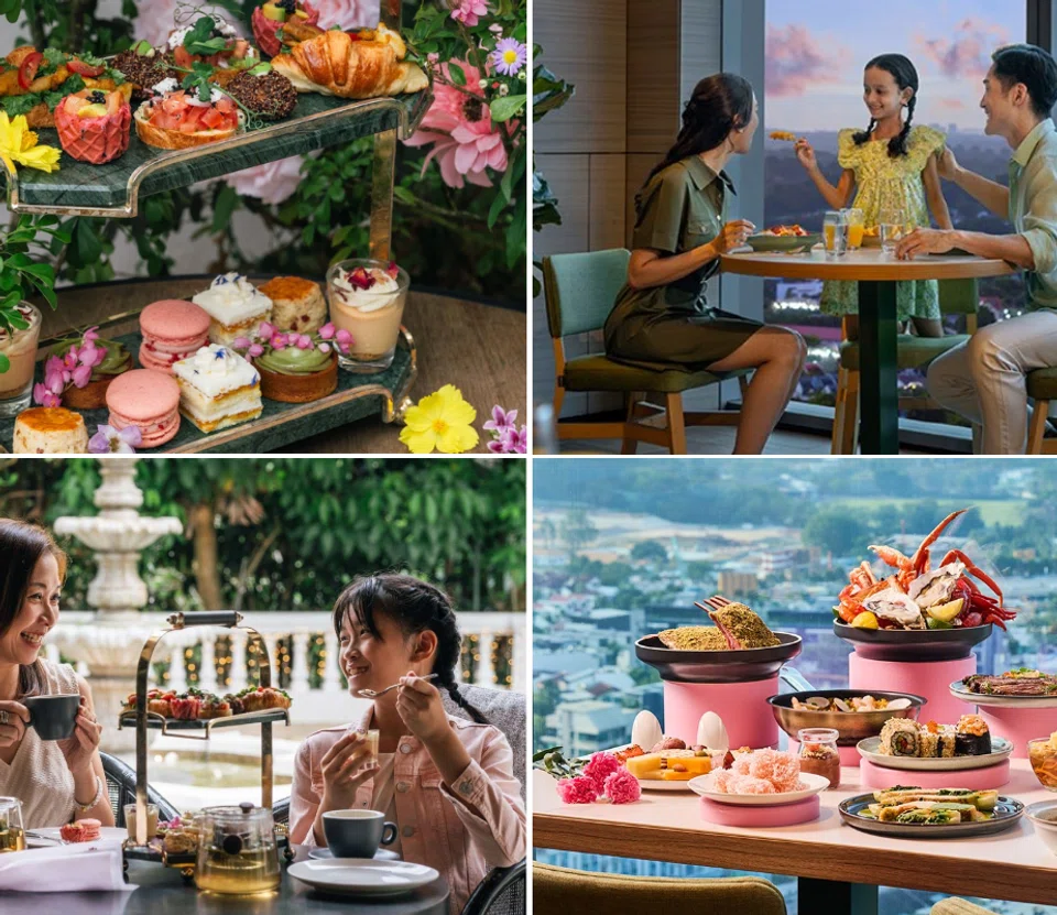 mother’s day dining deals 2026, 50% off buffet, afternoon tea with diy flower bar