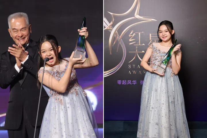 Ivory Chia wins Star Awards Young Talent Award for her role in Emerald Hill
