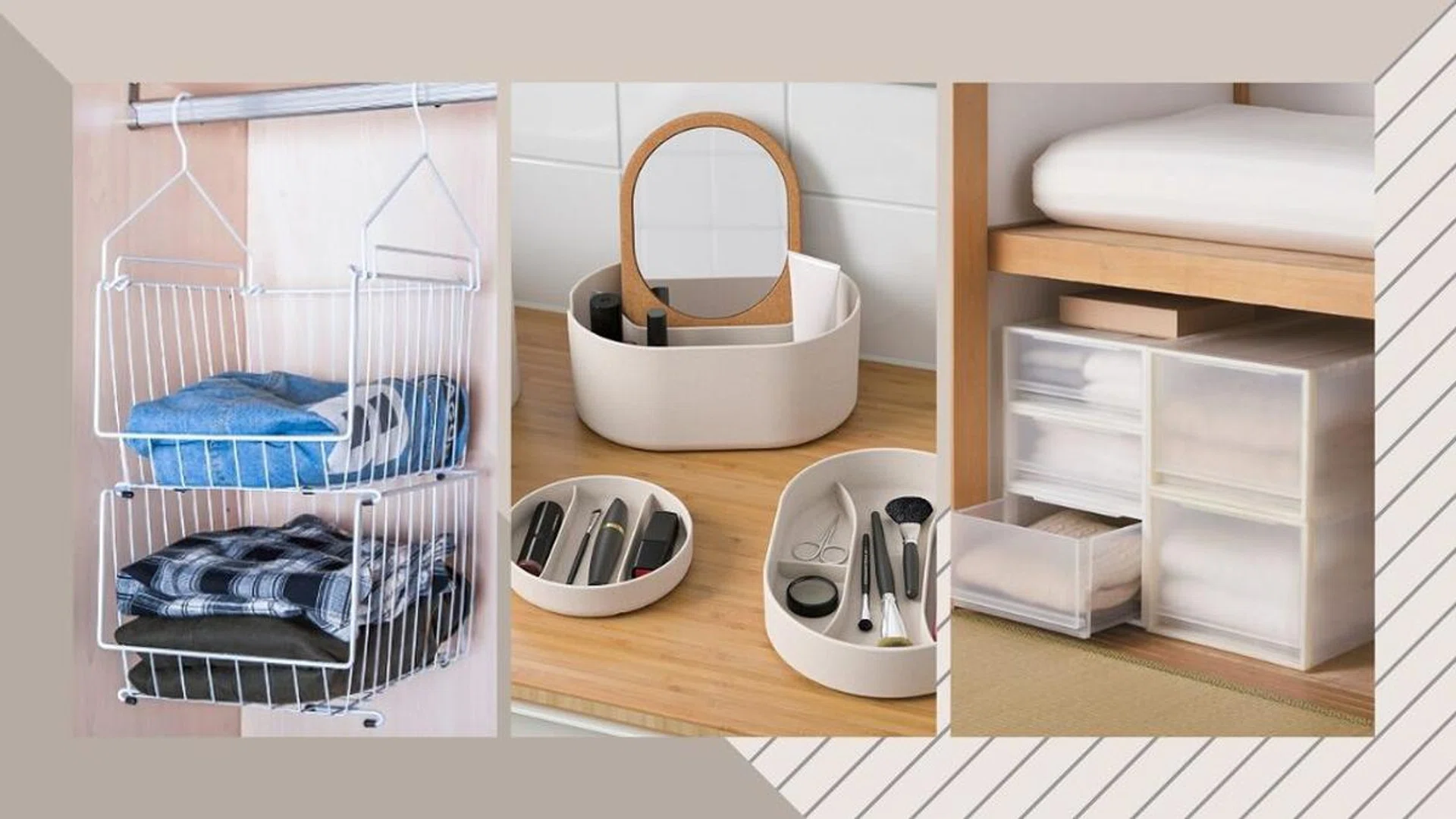 wardrobe and dresser organisers