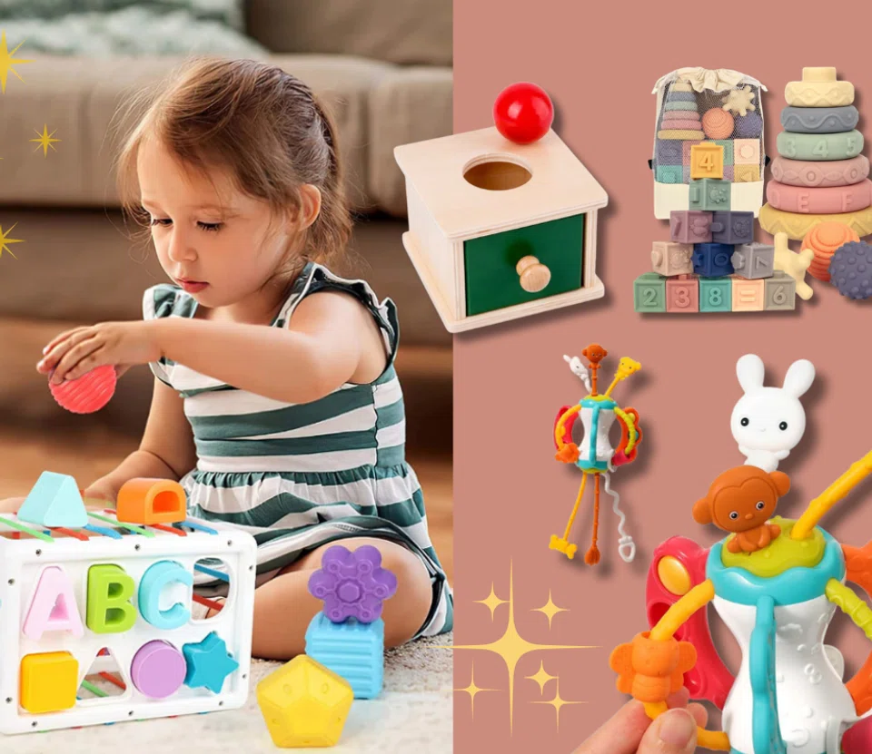 best montessori toys for babies, toddlers and up to 18 months