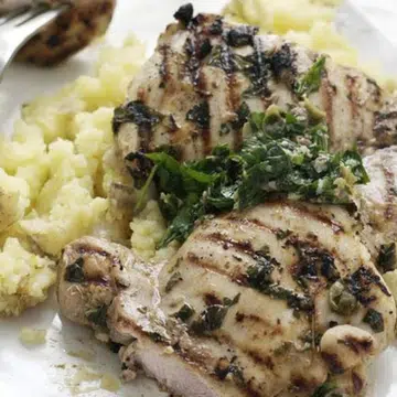 Chicken Thigh Fillets With Salsa Verde