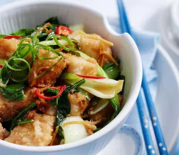 Ginger Fish Stir-Fry